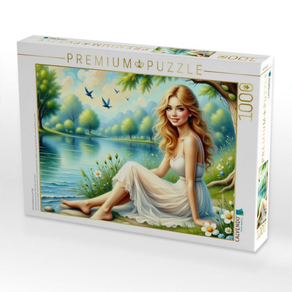 Produktbild: CALVENDO Puzzle Sommertr&auml;ume am See | 1000 Teile Lege-Gr&ouml;&szlig;e 64x48cm Foto-Puzzle f&uuml;r gl&uuml;ckliche Stunden