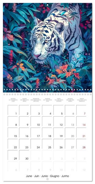 Produktbild: Animals - Jungle life (Wall Calendar 2026 12 &times; 12 Inch) CALVENDO 12 Month Wall Calendar