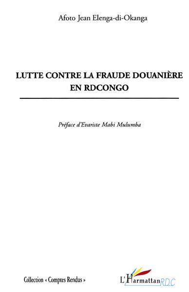Produktbild: Lutte contre la fraude douani&egrave;re en RD Congo