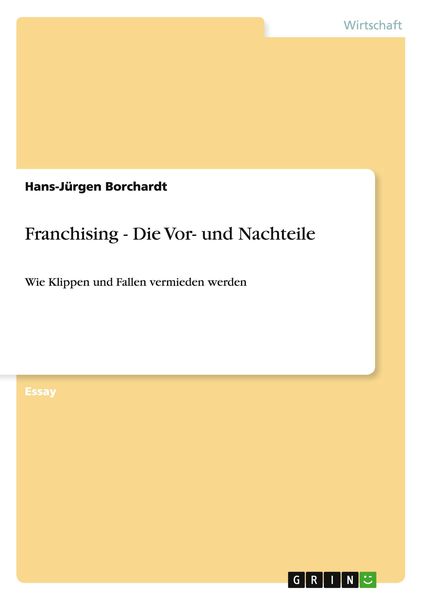 Produktbild: Franchising - Die Vor- und Nachteile