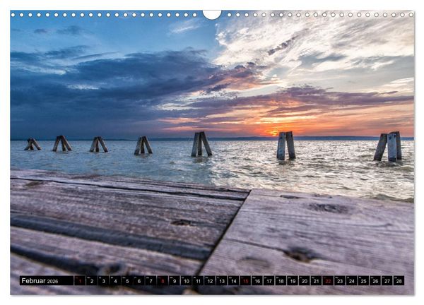 Produktbild: Der idyllische Neusiedlersee (Wandkalender 2026 DIN A3 quer), CALVENDO Monatskalender