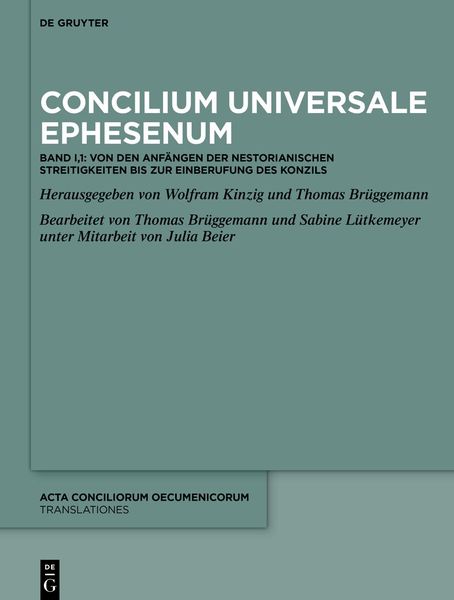 Produktbild: Concilium Universale Ephesenum