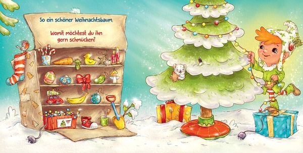 Produktbild: Die Weihnachtswichtelwerkstatt (Pappbilderbuch)
