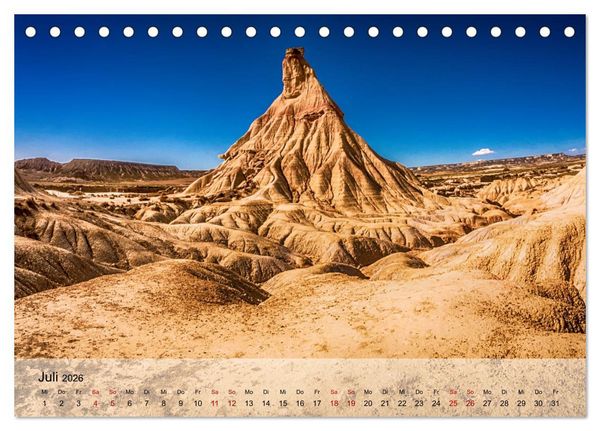 Produktbild: Magische Farbspiele der W&uuml;ste (Tischkalender 2026 DIN A5 quer), CALVENDO Monatskalender