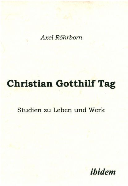 Produktbild: Christian Gotthilf Tag
