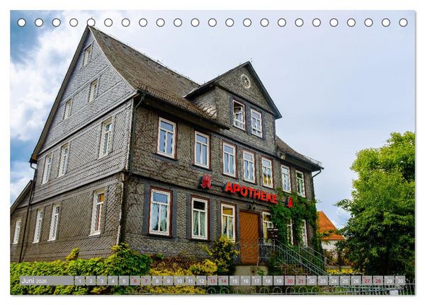 Produktbild: Ein Blick auf Herbstein (Tischkalender 2026 DIN A5 quer), CALVENDO Monatskalender