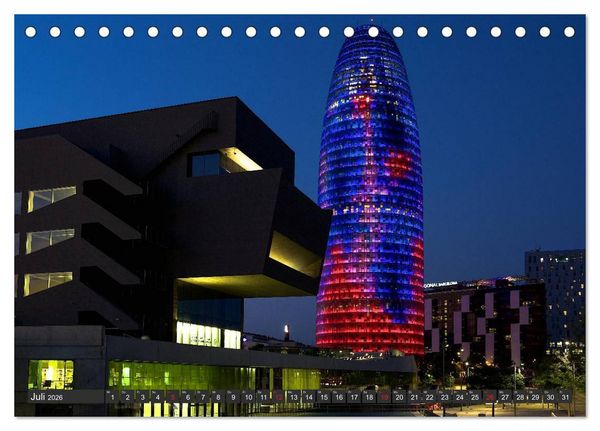 Produktbild: Barcelona Impressionen (Tischkalender 2026 DIN A5 quer), CALVENDO Monatskalender
