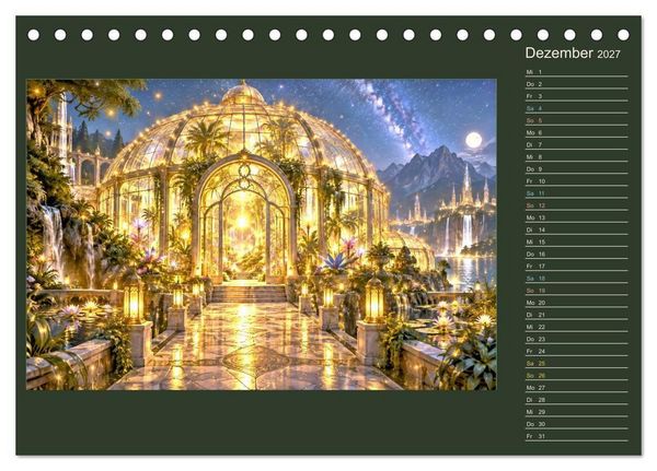 Produktbild: M&auml;rchenh&auml;user von morgen (Tischkalender 2027 DIN A5 quer), CALVENDO Monatskalender