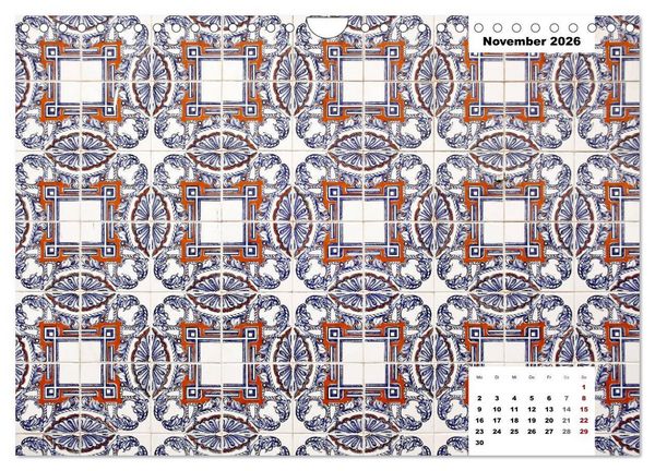 Produktbild: Lissabons Azulejos (Wandkalender 2026 DIN A4 quer), CALVENDO Monatskalender