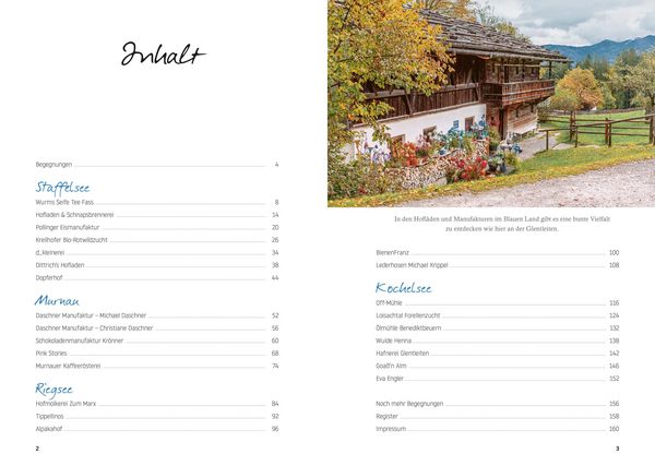 Produktbild: Hofl&auml;den und Manufakturen im Blauen Land