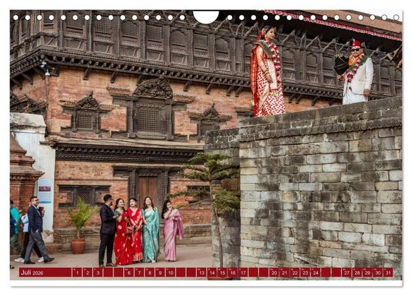Produktbild: K&ouml;nigsst&auml;tte im Kathmandutal (Wandkalender 2026 DIN A4 quer), CALVENDO Monatskalender