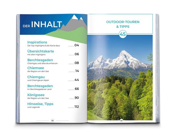 Produktbild: KOMPASS Inspiration Berchtesgaden und Chiemgau mit Chiemsee