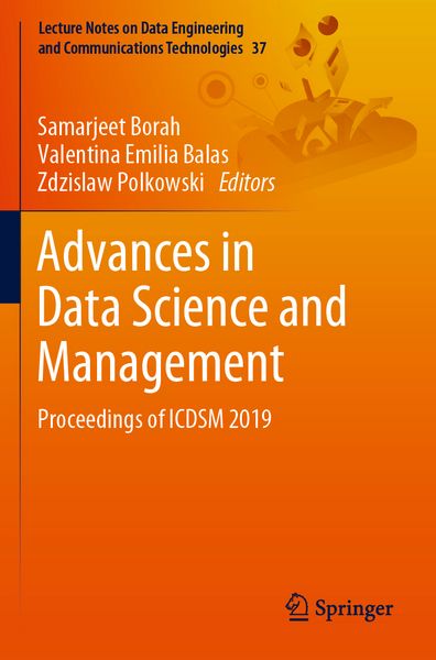 Produktbild: Advances in Data Science and Management
