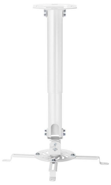 Produktbild: Reflecta Prometheus Beamer-Deckenhalterung Deckenhalter, Drehbar, Neigbar Boden-/Deckenabstand (max.): 580 mm Wei&szlig;