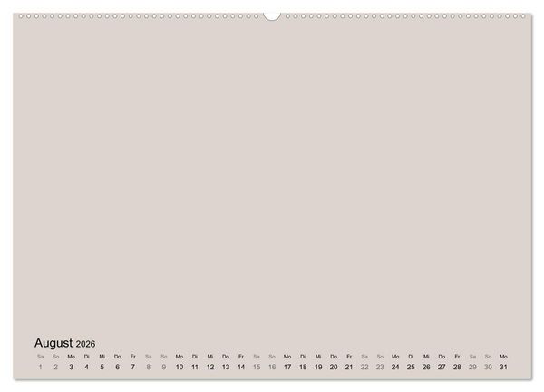 Produktbild: DIY Bastel-Kalender -Erdige Pastell Farben- Zum Selbstgestalten (Wandkalender 2026 DIN A2 quer), CALVENDO Monatskalender
