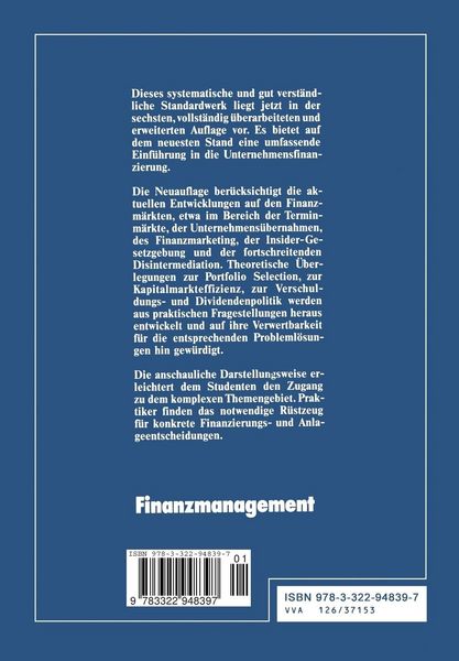 Produktbild: Finanzmanagement