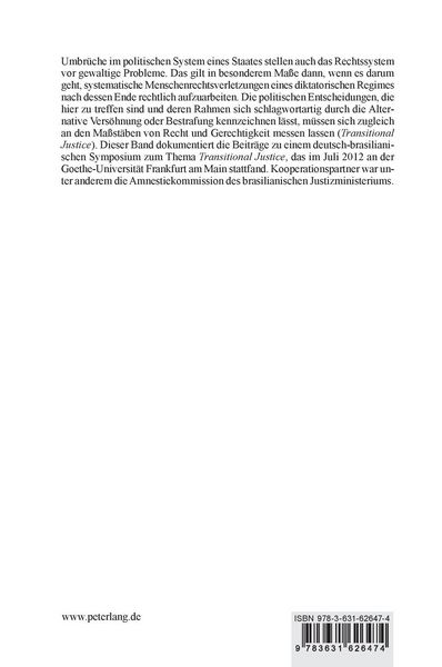 Produktbild: Transitional Justice