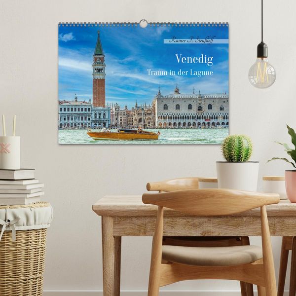 Produktbild: Venedig - Traum in der Lagune (Wandkalender 2026 DIN A3 quer), CALVENDO Monatskalender