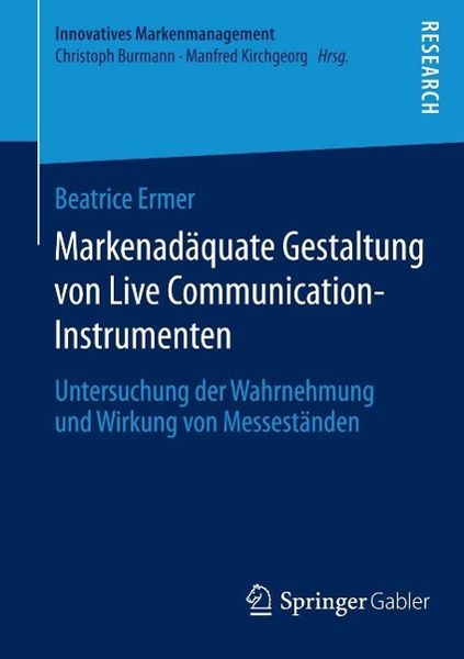 Produktbild: Markenad&auml;quate Gestaltung von Live Communication-Instrumenten