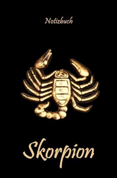 Produktbild: Notizbuch Skorpion Sternzeichen