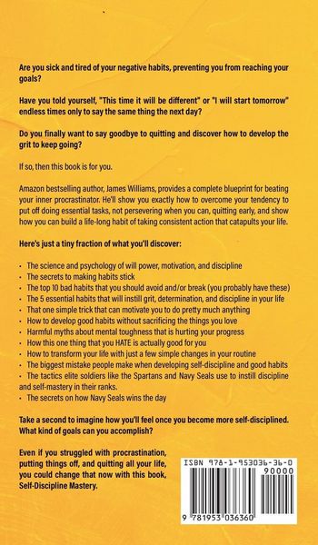 Produktbild: Self-discipline Mastery