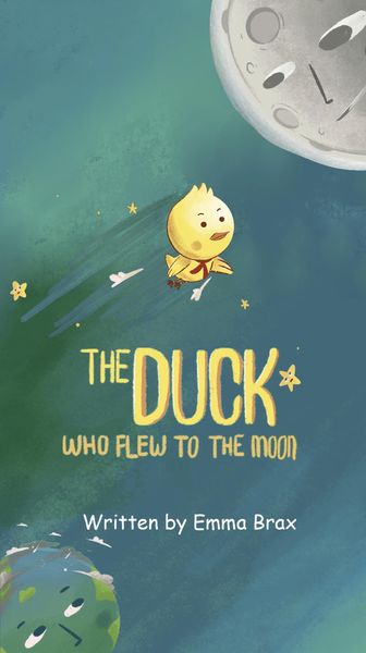Produktbild: The Duck Who Flew to the Moon (Dani Ducklee, #1)