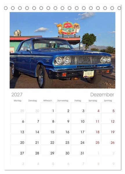 Produktbild: Tischplaner 2027 - Route 66 im S&uuml;dwesten (A5 Tischkalender zum Aufstellen) CALVENDO