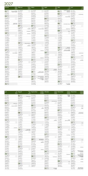 Produktbild: Alpen Kalender 2027 - 30x30 - Art12
