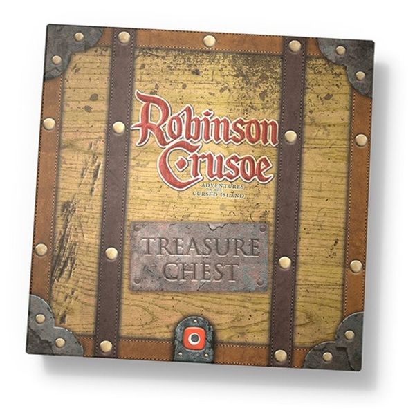 Produktbild: Pegasus POP00394 - Robinson Crusoe, Treasure Chest (EN), Brettspiel, Kartenspiel