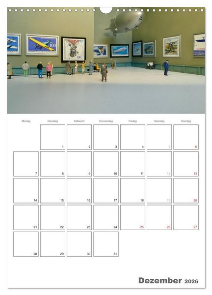 Produktbild: Follow me and have fun - kleine Leute am Flugplatz (Wandkalender 2026 DIN A3 hoch), CALVENDO Monatskalender
