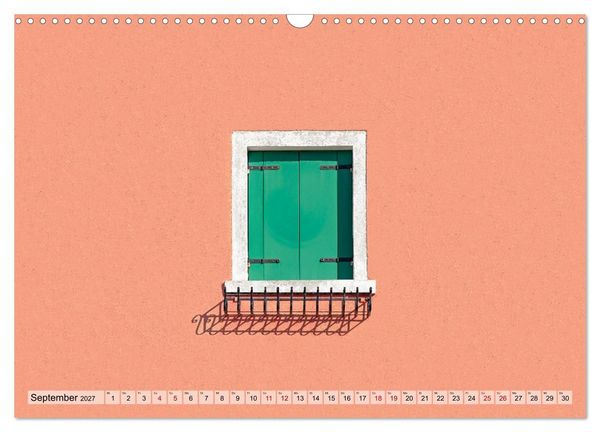 Produktbild: Minimal Burano (Wandkalender 2027 DIN A3 quer), CALVENDO Monatskalender