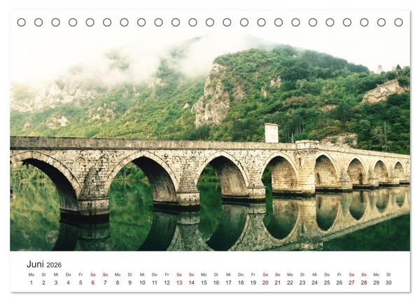 Produktbild: Br&uuml;cken dieser Erde (Tischkalender 2026 DIN A5 quer), CALVENDO Monatskalender