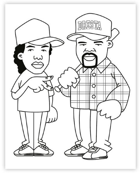 Produktbild: Hip Hop Coloring Book