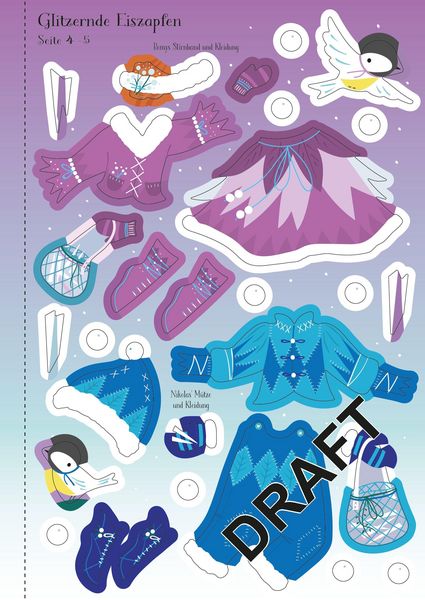 Produktbild: Mein erstes Anziehpuppen-Stickerbuch: Wilma, die Weihnachtsfee