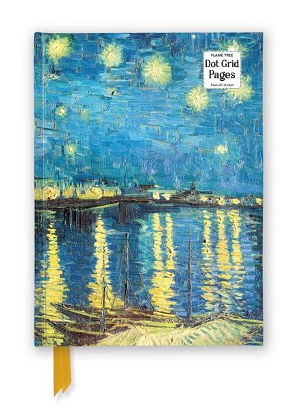Produktbild: Vincent Van Gogh: Starry Night Over the Rh&ocirc;ne (Foiled Dot Grid Journal)