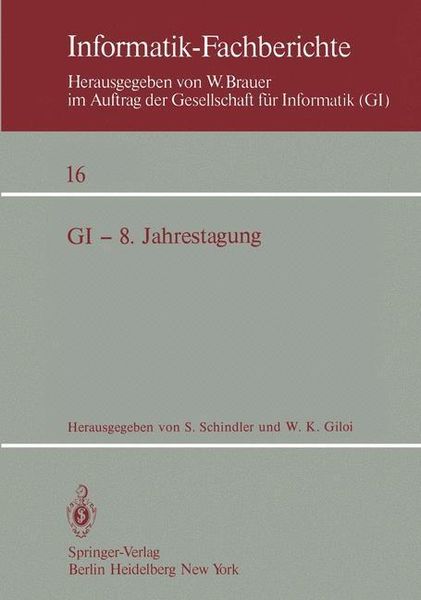 Produktbild: GI - 8. Jahrestagung