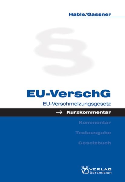 Produktbild: EU-Verschmelzungsgesetz