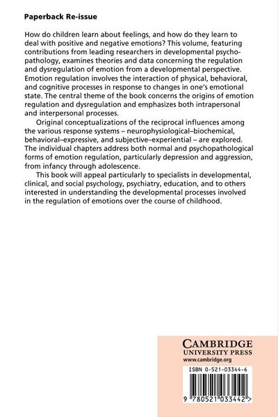 Produktbild: The Development of Emotion Regulation and Dysregulation