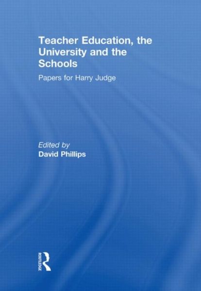 Produktbild: Teacher Education, the University and the Schools