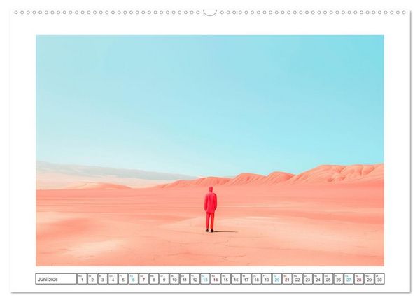 Produktbild: Verzerrte Wirklichkeiten (hochwertiger Premium Wandkalender 2026 DIN A2 quer), Kunstdruck in Hochglanz