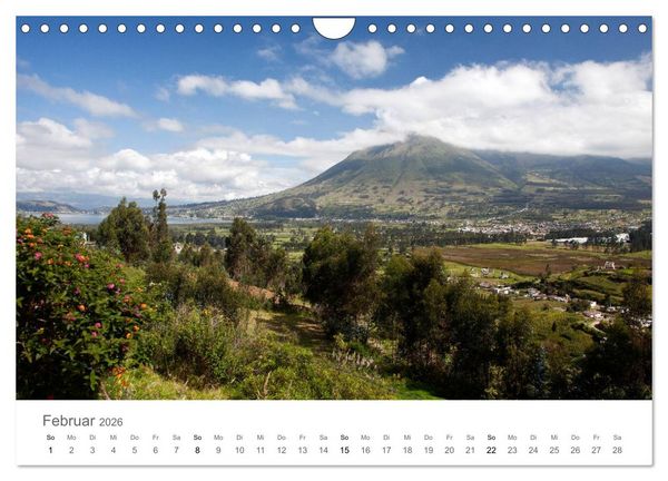 Produktbild: Ecuador - Regenwald und Vulkane (Wandkalender 2026 DIN A4 quer), CALVENDO Monatskalender