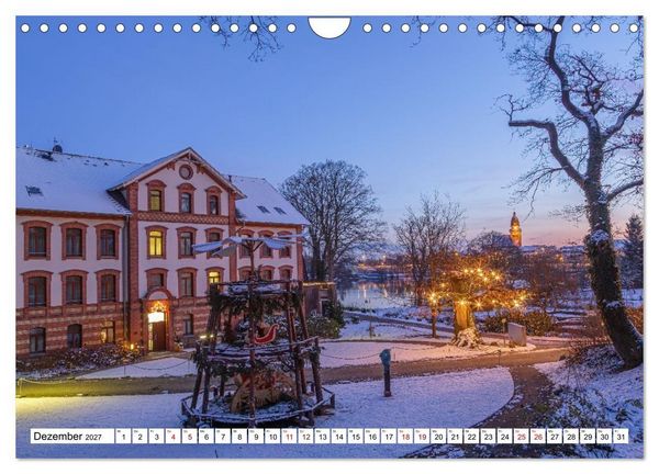 Produktbild: Waren M&uuml;ritz, nach Sonnenuntergang (Wandkalender 2027 DIN A4 quer), CALVENDO Monatskalender