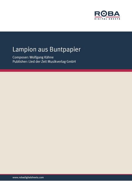 Produktbild: Lampion aus Buntpapier