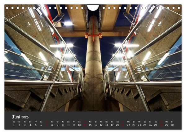 Produktbild: U-Bahn-Stationen des Westens (Wandkalender 2026 DIN A4 quer), CALVENDO Monatskalender