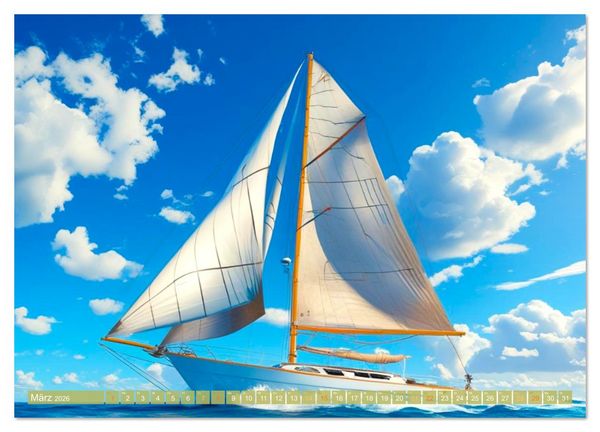 Produktbild: Wind in Bewegung (hochwertiger Premium Wandkalender 2026 DIN A2 quer), Kunstdruck in Hochglanz