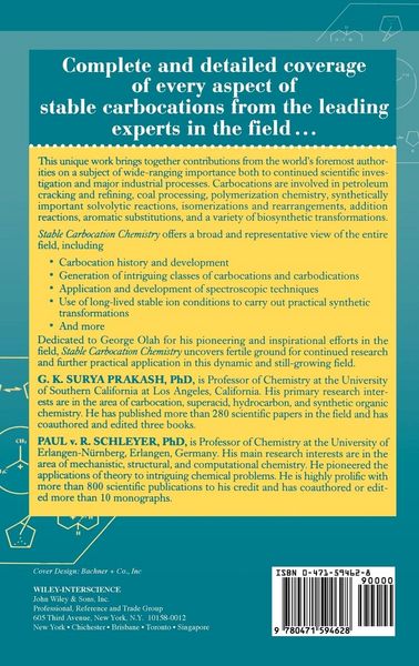 Produktbild: Stable Carbocation Chemistry