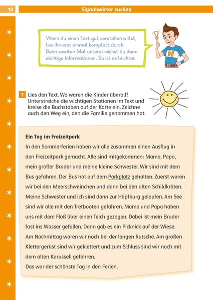 Die Deutsch-Helden Lesen und verstehen 3. Klasse