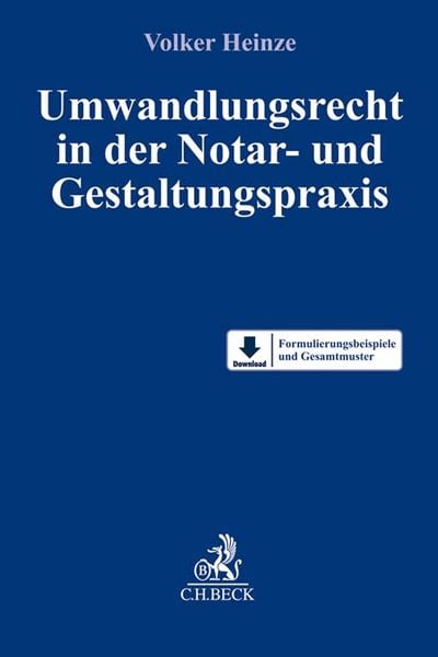 Produktbild: Umwandlungsrecht in der Notar- und Gestaltungspraxis