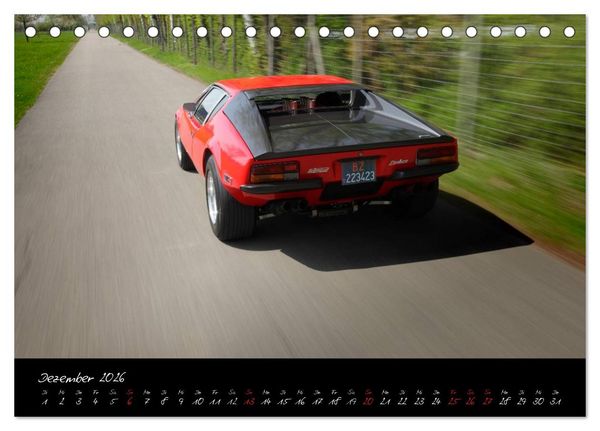 Produktbild: De Tomaso Pantera (Tischkalender 2026 DIN A5 quer), CALVENDO Monatskalender