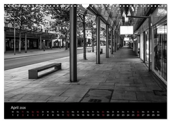 Produktbild: Bremerhaven - Blickpunkte Schwarzwei&szlig; (Wandkalender 2026 DIN A3 quer), CALVENDO Monatskalender